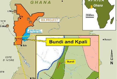Bundi and Kpali location plan